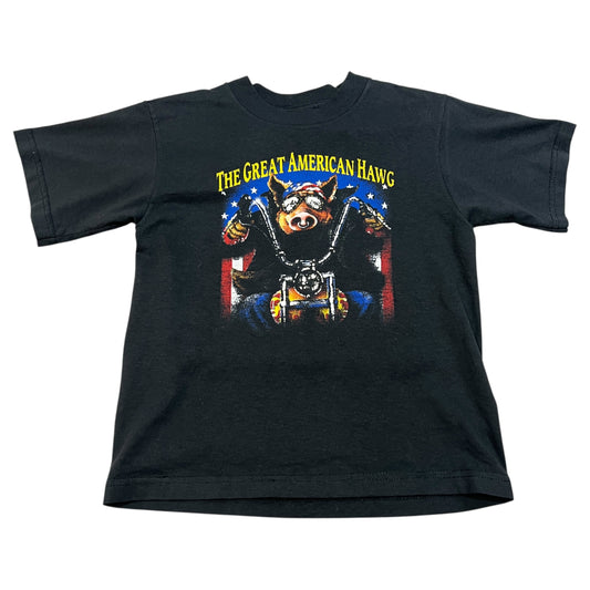 The Great American Hog Shirt Kids Youth Medium Black