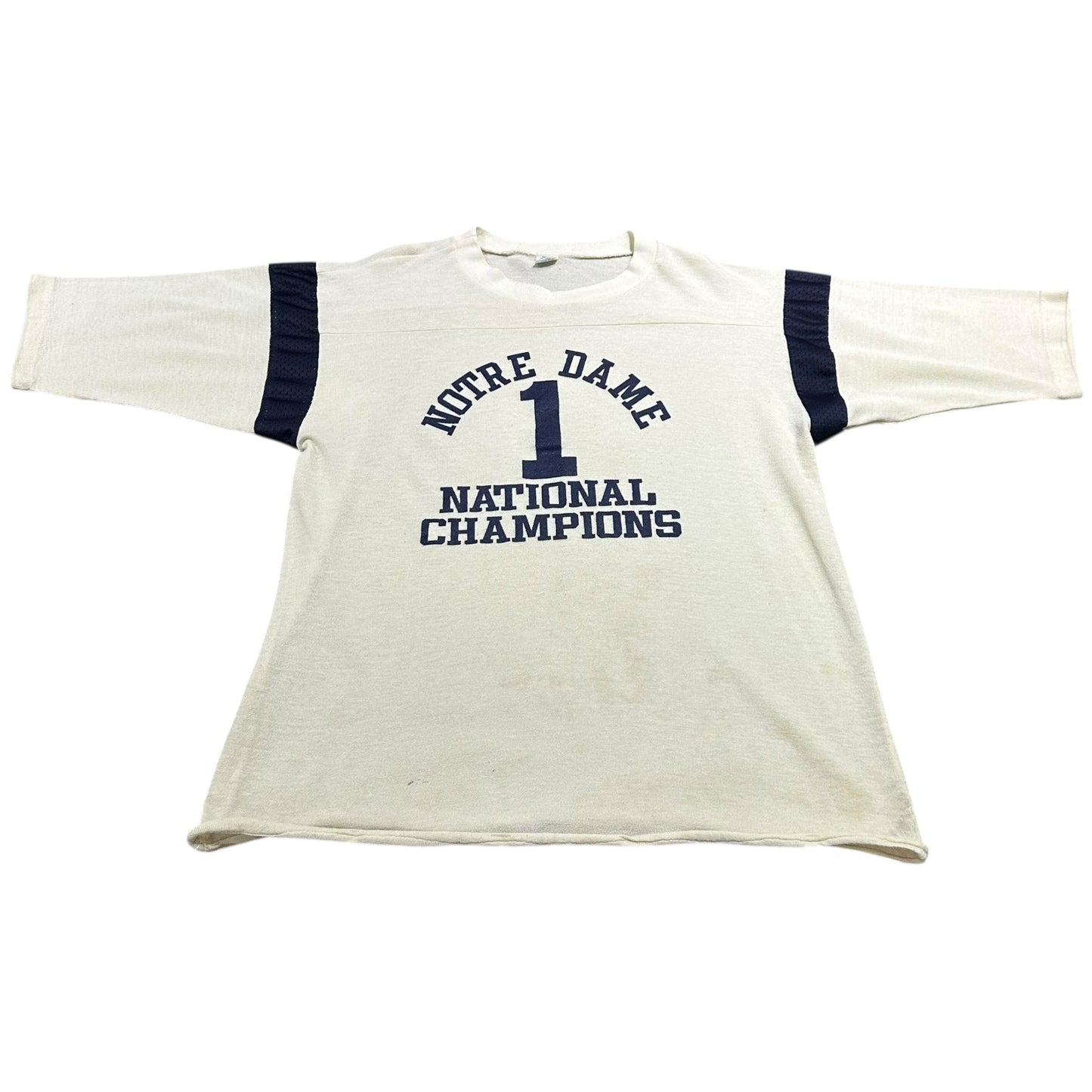 Vintage 80's Notre Dame Shirt Mens Large