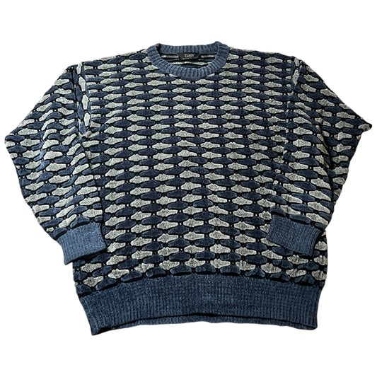 (Mens Large) 3D Knit Sweater