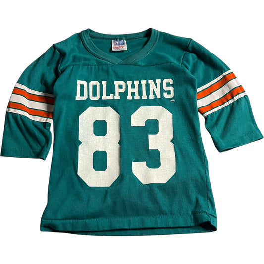 (Kids 6-8) 90s Miami Dolphins Shirt Jersey