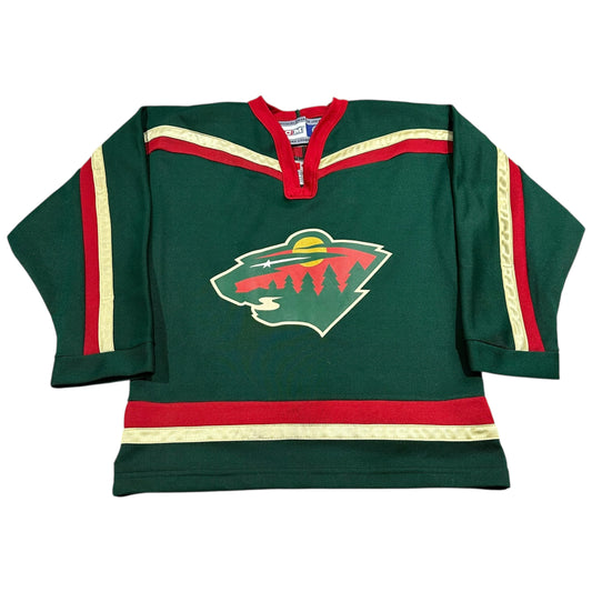 Minnesota Wild Kids Small/Medium Jersey CCM Blank