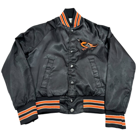 Vintage 90's Baltimore Orioles Satin Jacket Kids 10/12
