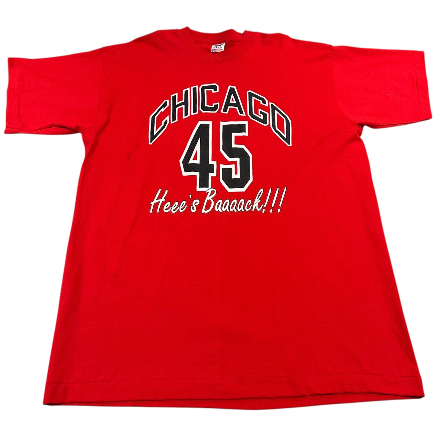 Vintage 90s Michael Jordan He's Back Shirt Mens XL Chicago Bulls
