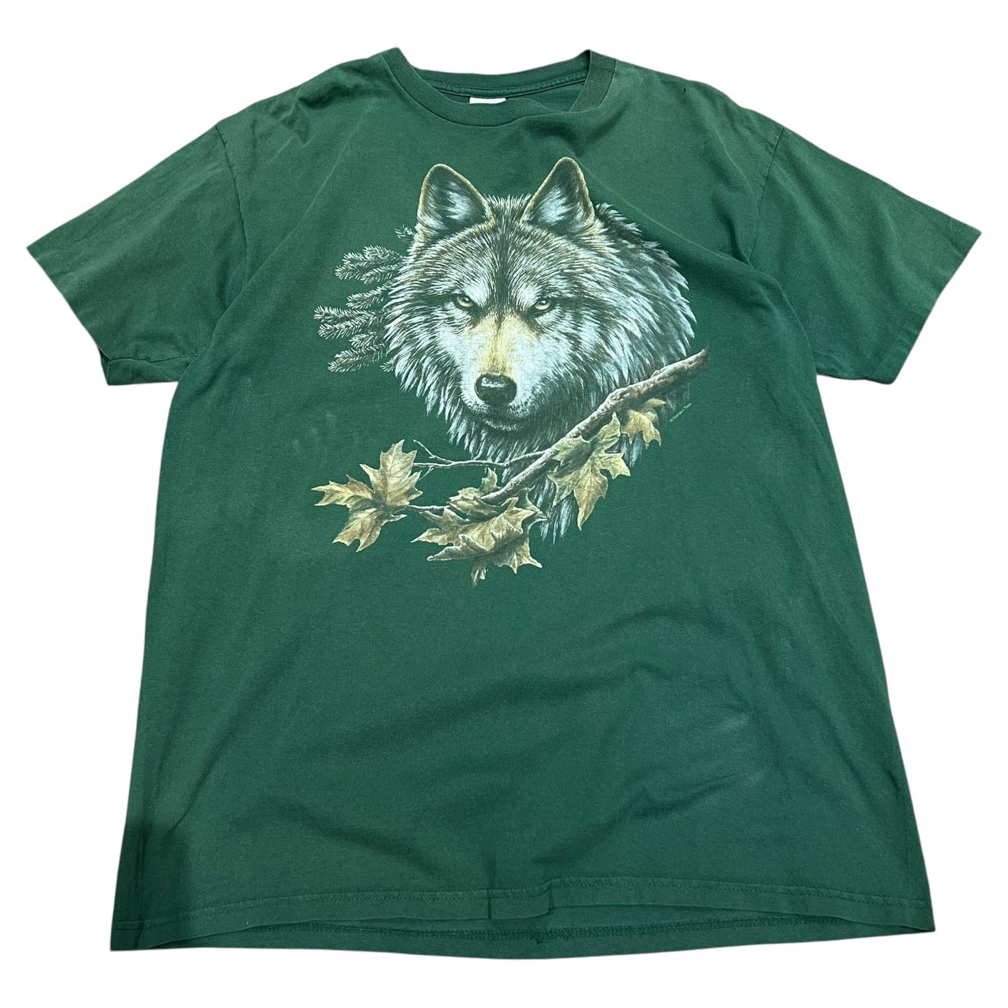 (Mens XL) 90s Wolf Shirt