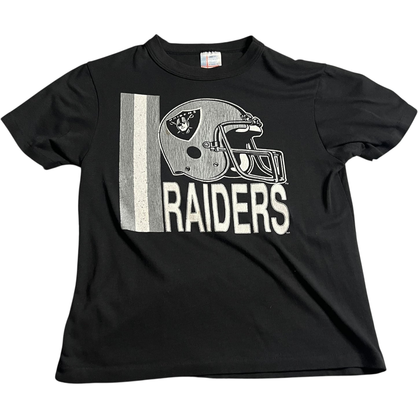 (Kids Large) 90s Oakland Raiders Shirt