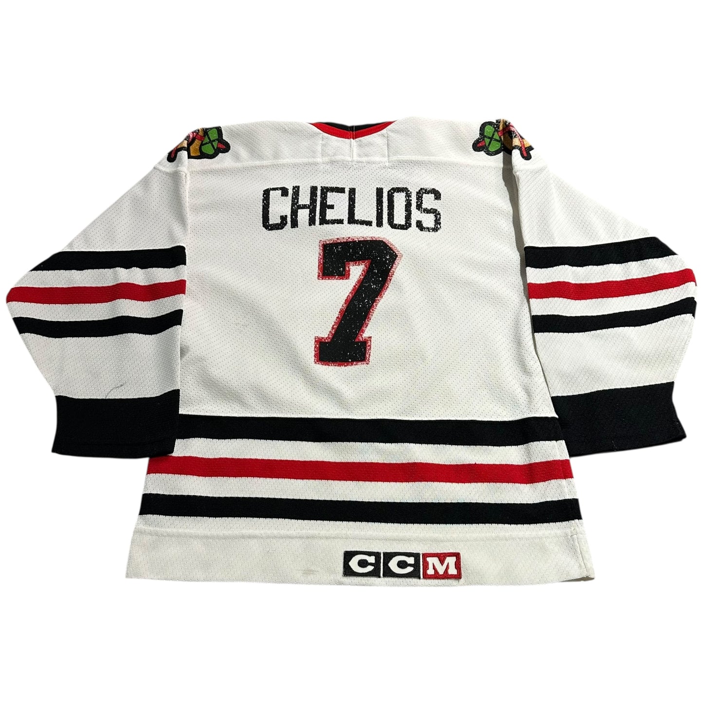 Chris Chelios Chicago Blackhawks NHL Jersey Kids Large CCM