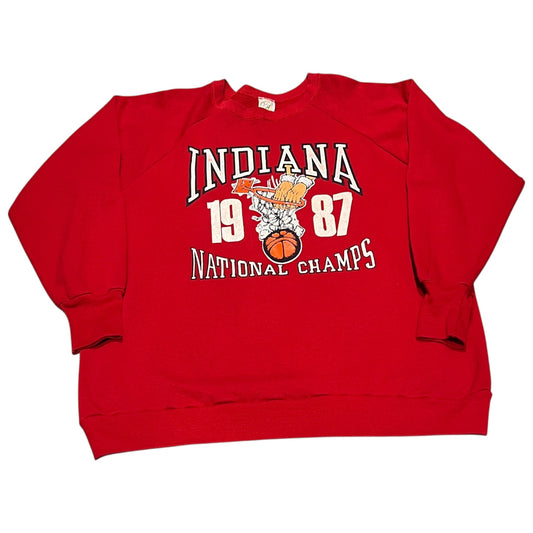 (Mens 2XL) 1987 Indiana University Basketball Sweater