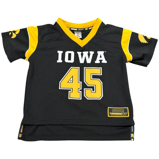 University Of Iowa Hawkeyes Football Jersey #45 Toddler 4T Black NCAA