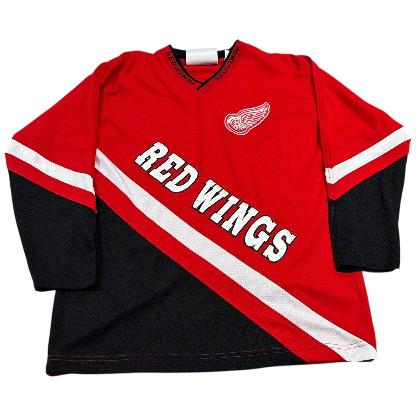 Vintage 90s Detroit Red Wings Kids Jersey Medium