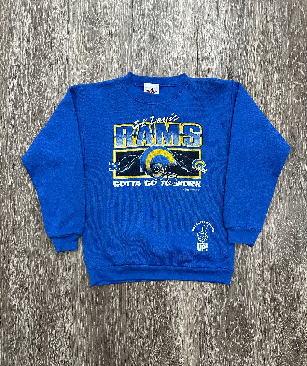 (Kids Large) 90s St.Louis Rams Sweater|3036