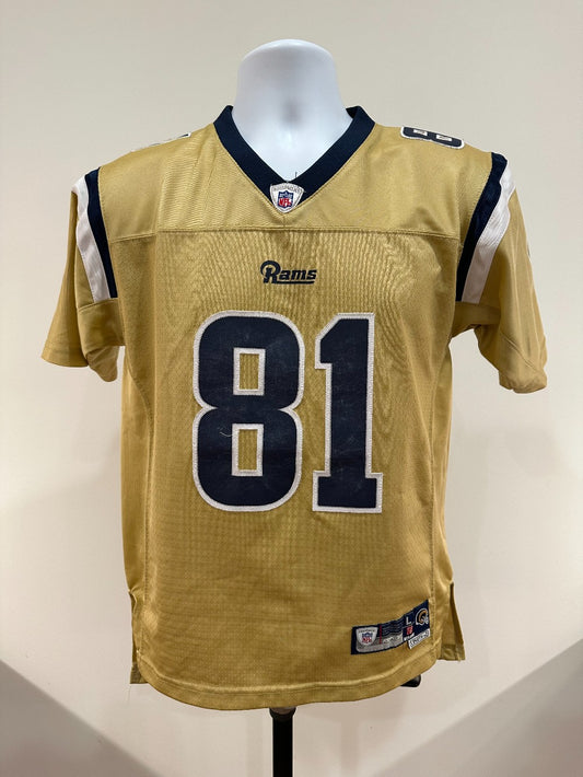 (Kids Large) 2000s Torry Holt Gold St. Louis Rams Jersey|859