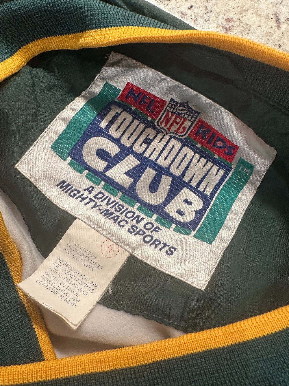 (Kids XL) 90s Green Bay Packers Windbreaker|856