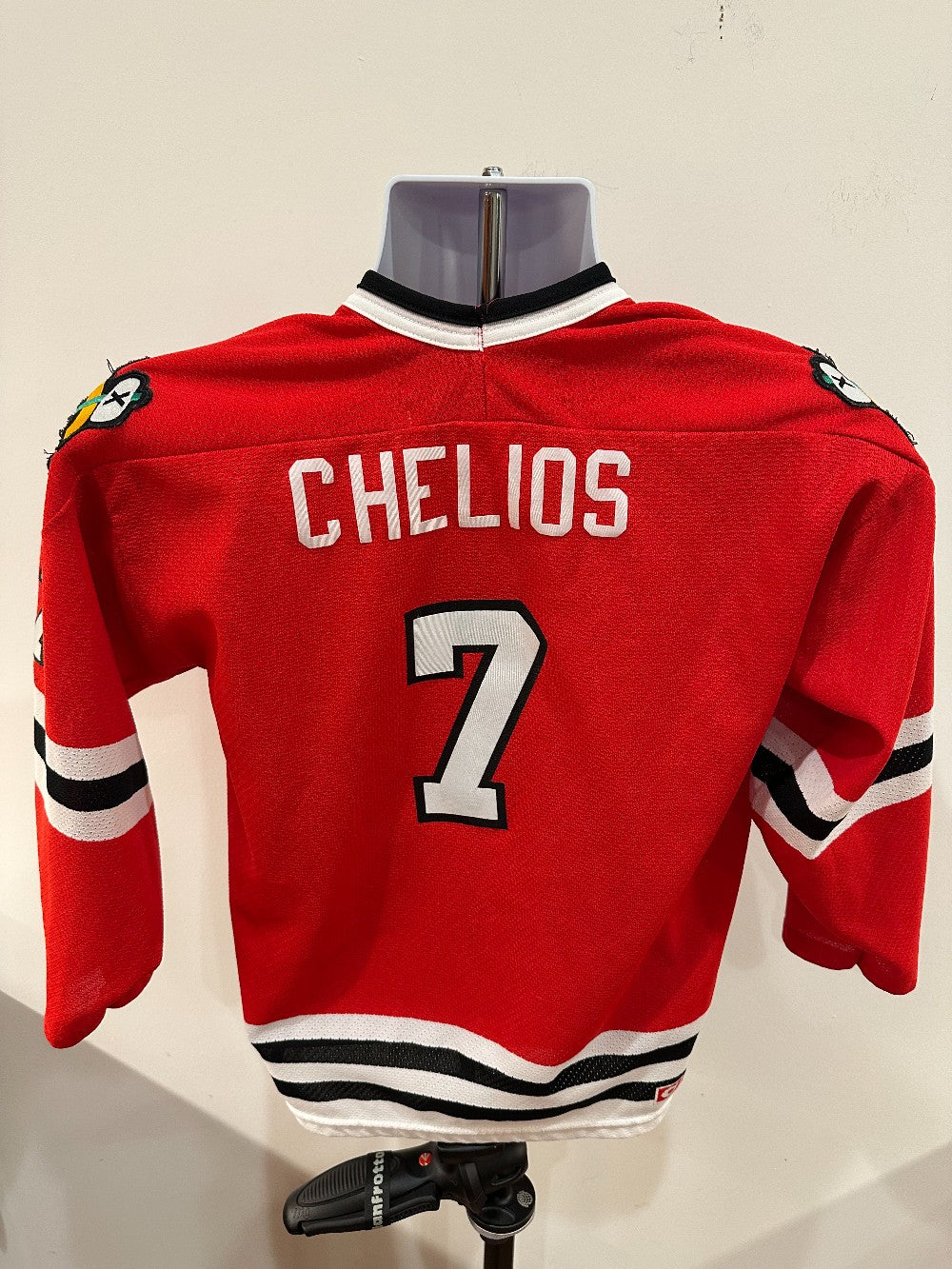 (Kids L/XL) Chris Chelios Chicago Blackhawks Jersey|757