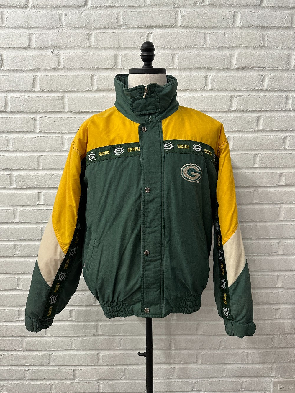 (Mens L) Vintage 90s NFl Game Day Green Bay Packers Jacket|935