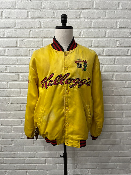 (Mens L) Vintage 90s Chase Authentics Kellog's Racing Jacket|909