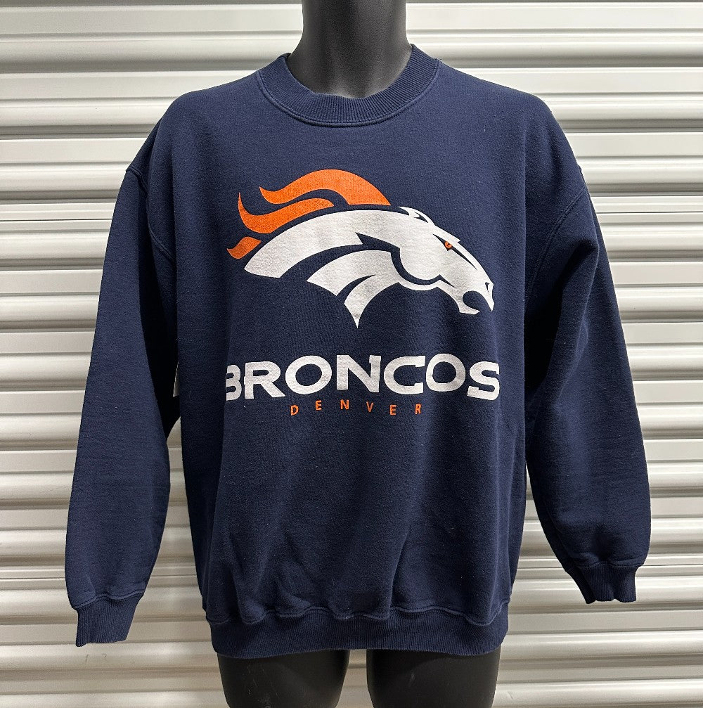(Mens L) 90s Denver Broncos Crewneck Sweater|2153