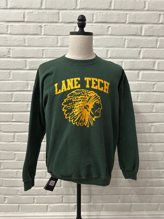 (Mens L) 90s Lane Tech Highschool Crewneck|1070