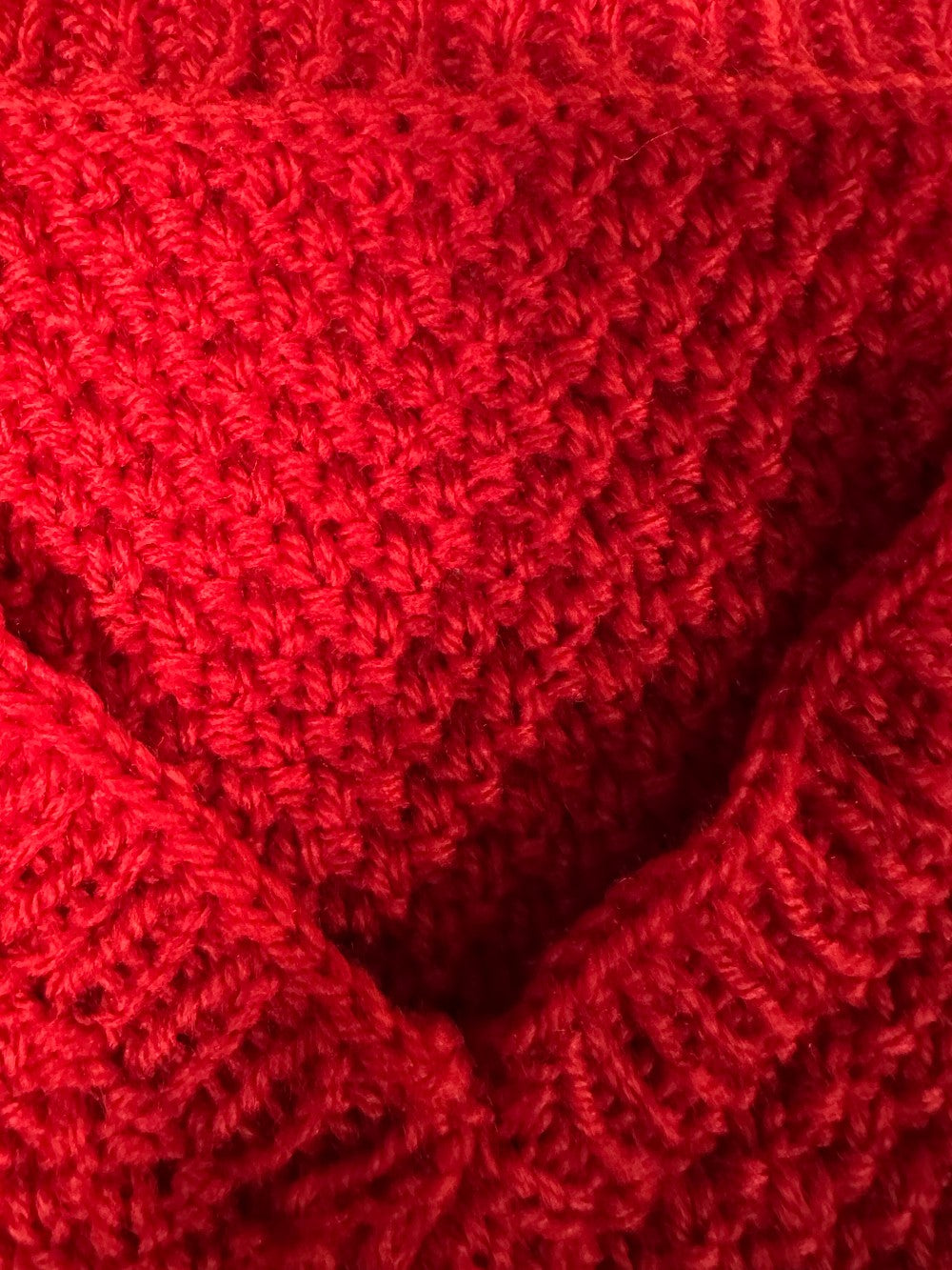 (Womens S) Vintage Red Knitted Sweater|1773