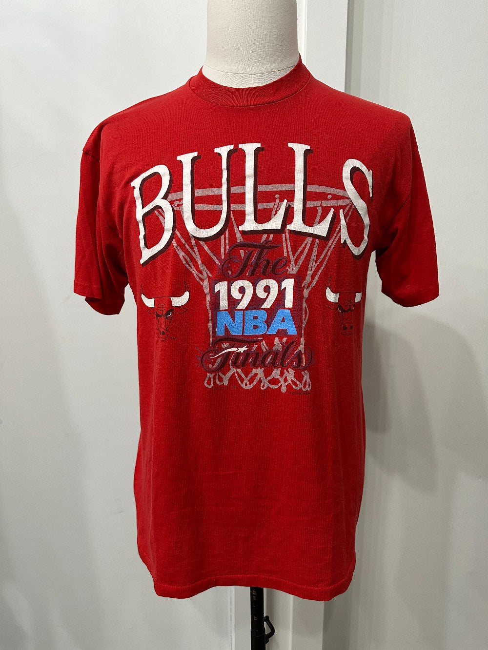 (Womens XL) 1991 Chicago Bulls Final Shirt|2732