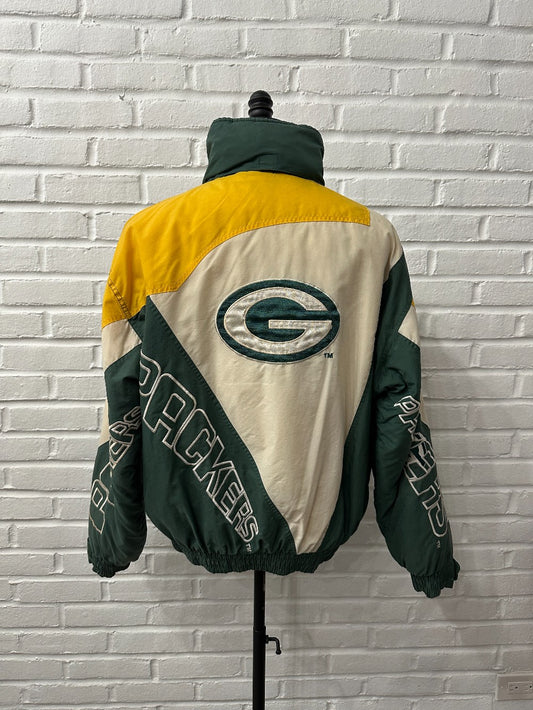 (Mens L) Vintage 90s NFl Game Day Green Bay Packers Jacket|936