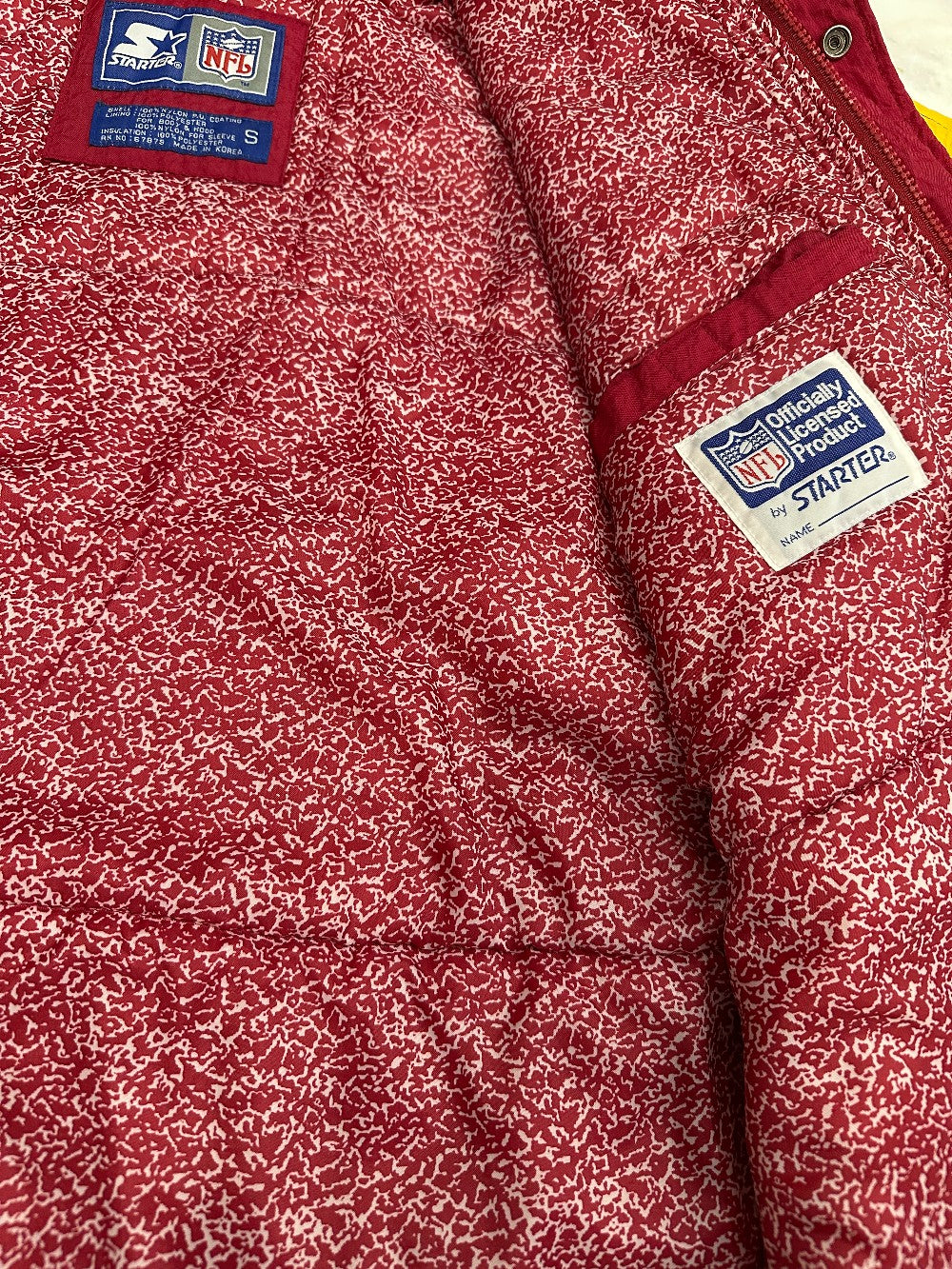 (Mens S) Vintage 90s Starter Washington Redskins Jacket|897