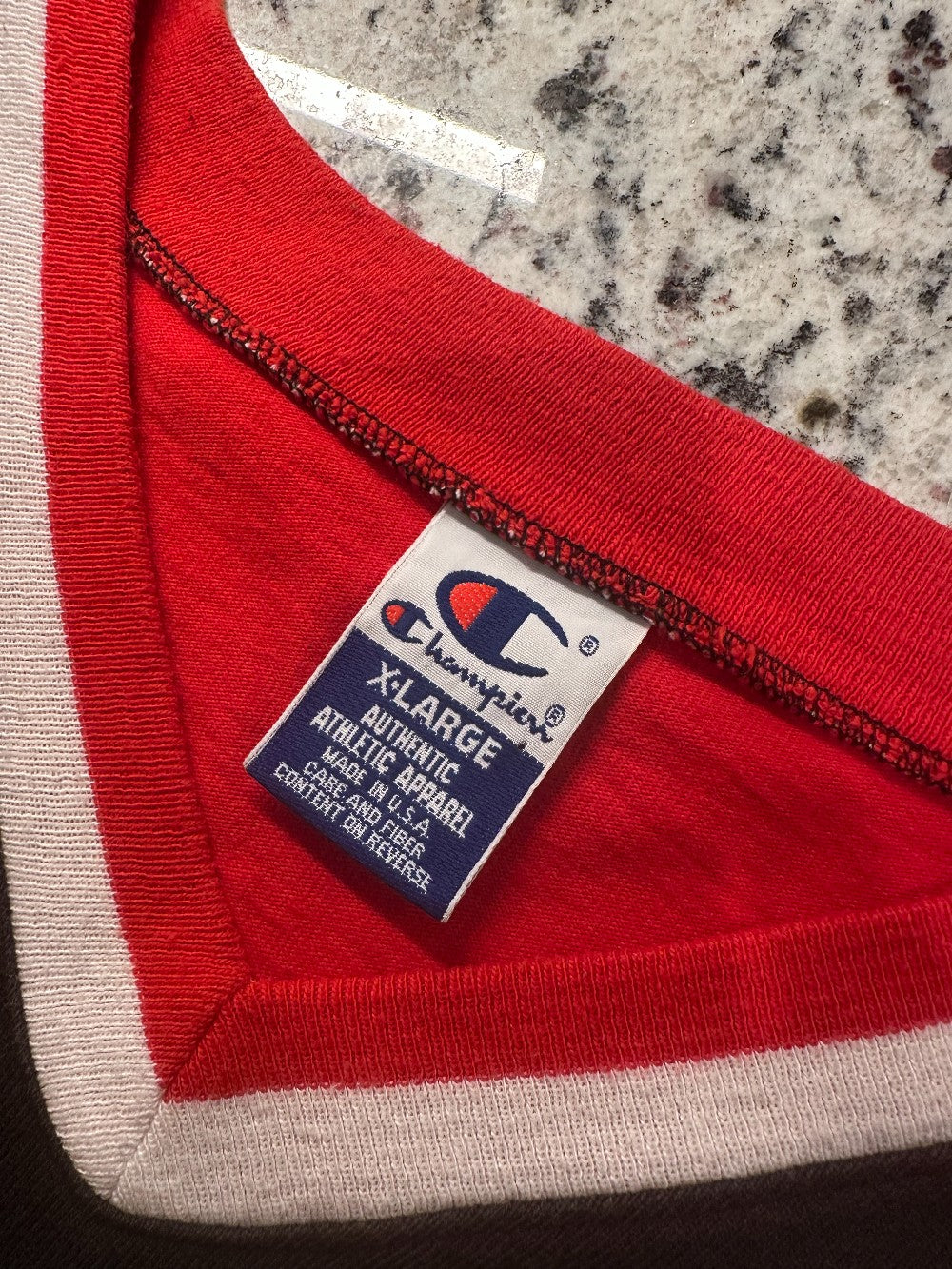 (Mens XL) 90s Vintage Chicago Bulls Champion Official Warm Up Shirt|810