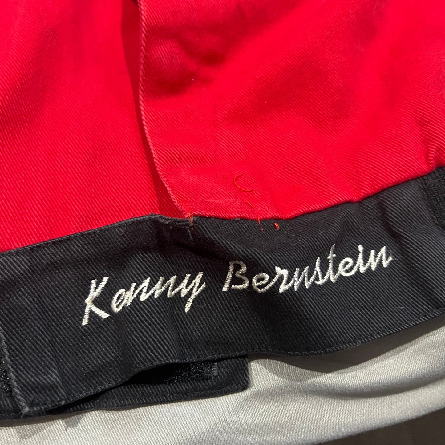 Vintage NASCAR Jacket Mens 2XL XXL Jeff Hamilton Bud Kenny Bernstein Red