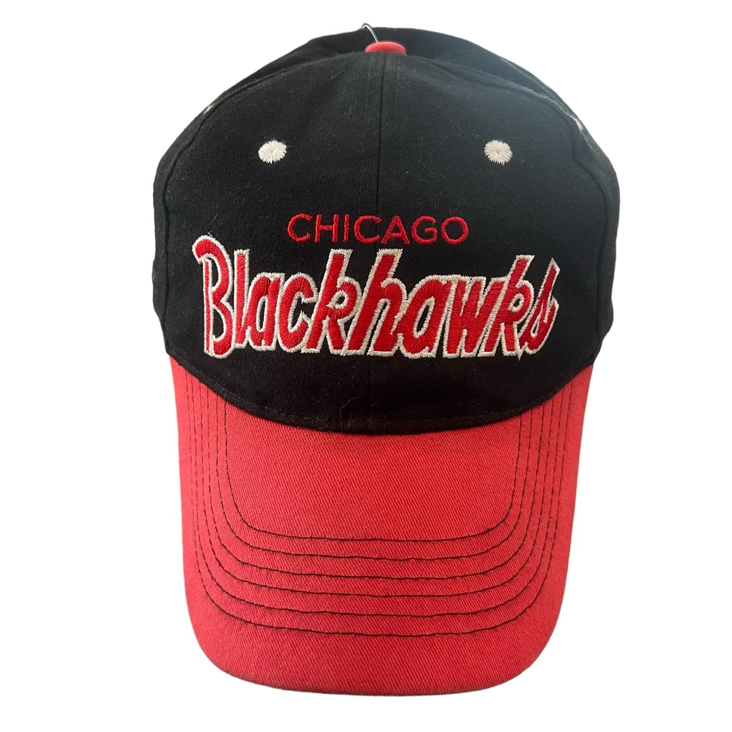 Vintage Chicago Blackhawks SnapBack Hat Kick 10 Cap Bud Light NHL