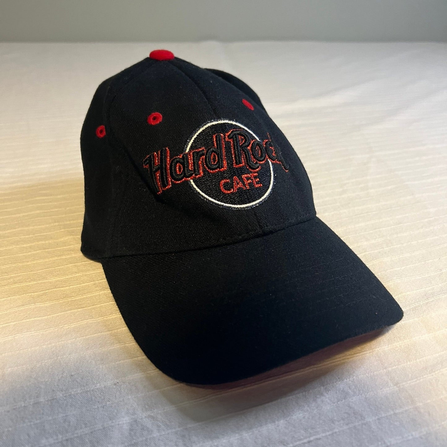 Hard Rock Cafe Hat One Fit Black Red Philadelphia