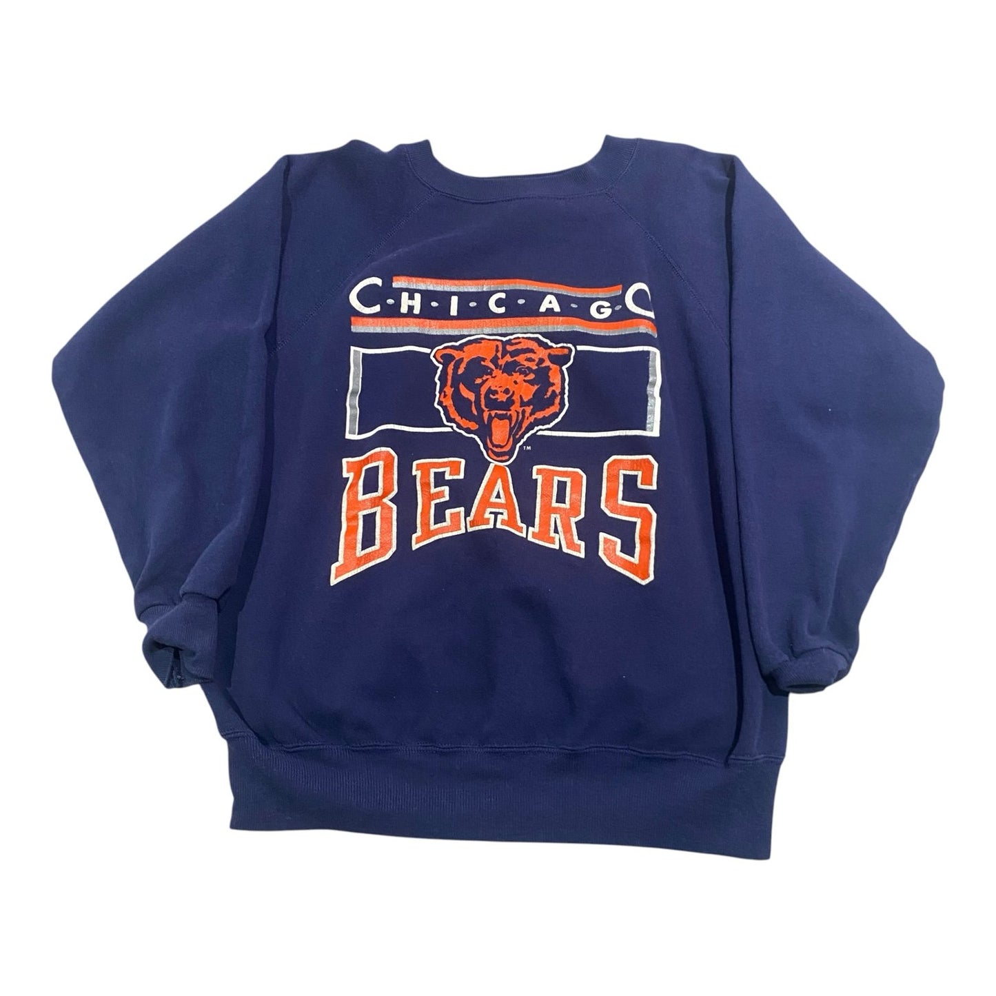 Vintage 90's Chicago Bears Sweater Crewneck Mens Large NFL Pullover