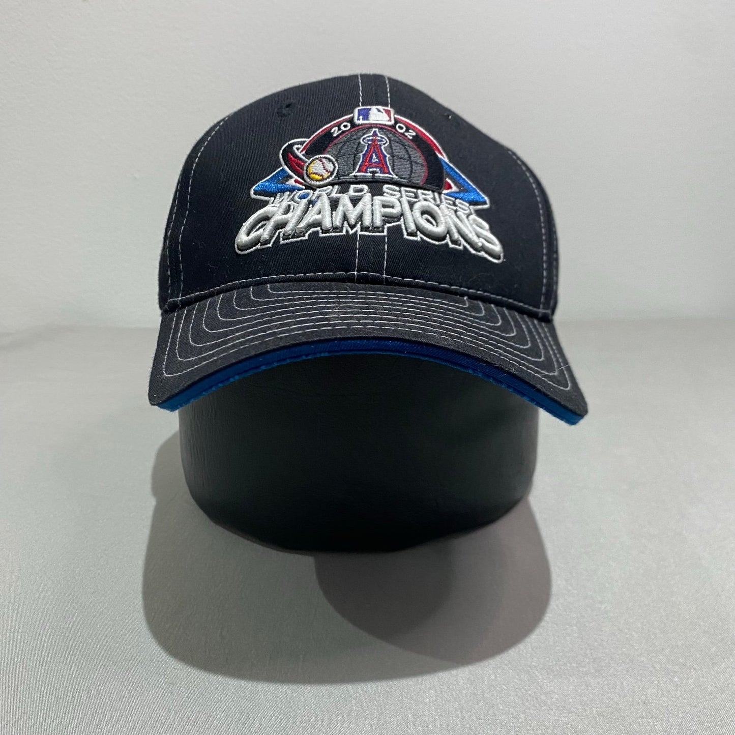 Vintage 2002 MLB World Series Champions Anaheim Angles Strapback Cap