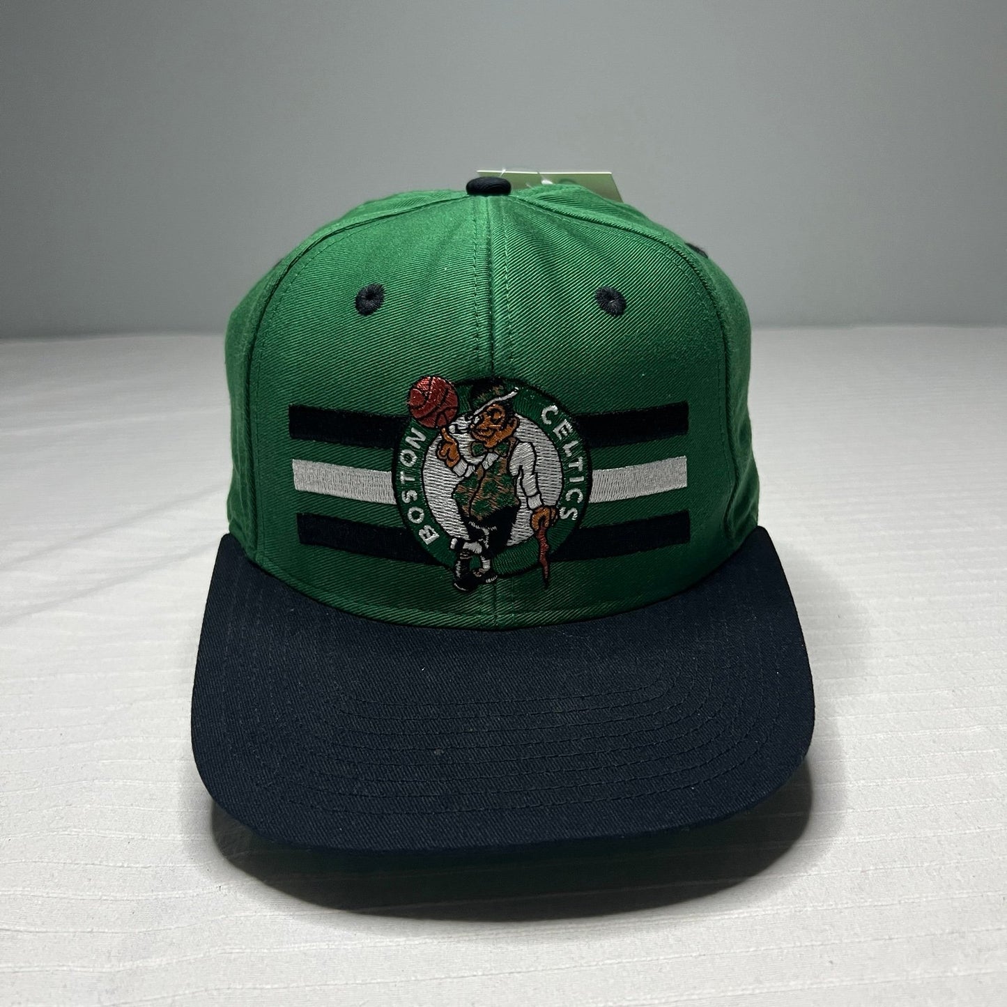 Boston Celtics Snapback Hat Adidas Green NBA Basketball Adjustable Cap