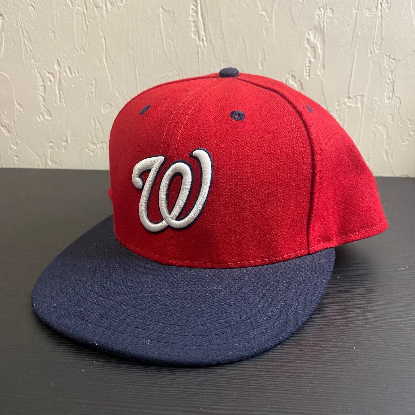 New Era Washington Nationals MLB Fitted Hat 7-5/8 Men’s Red