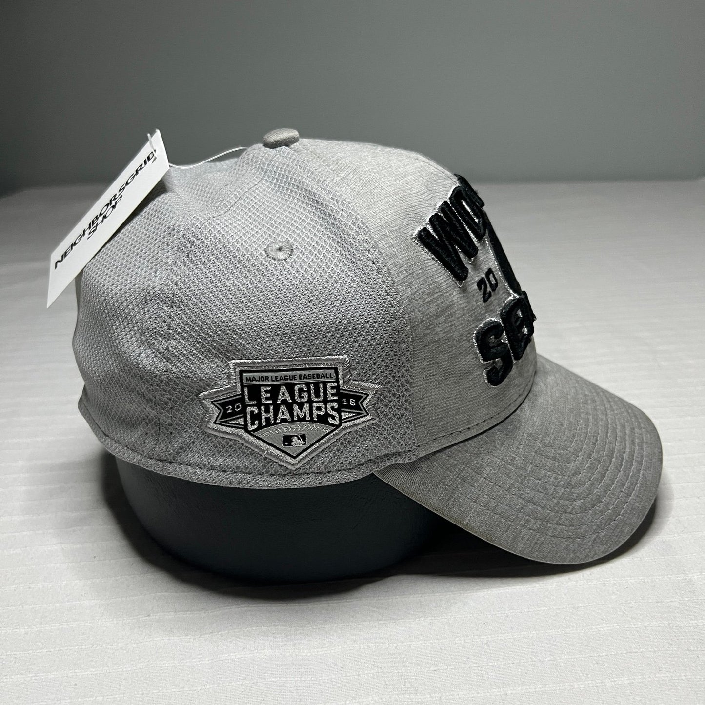 2016 World Series Baseball Hat Cap MLB One Size Gray New Era