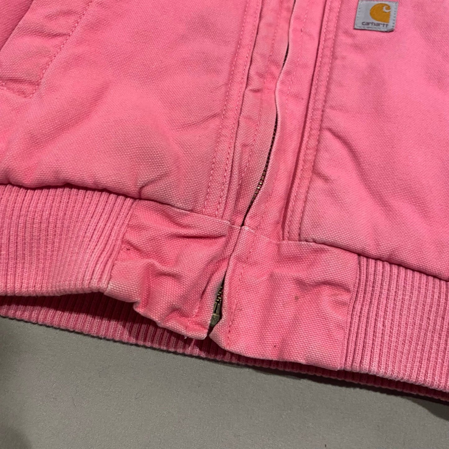 Carhartt Jacket 4T Girl's Canvas Insulated Hooded Active Jacket OJ9566-G Pink