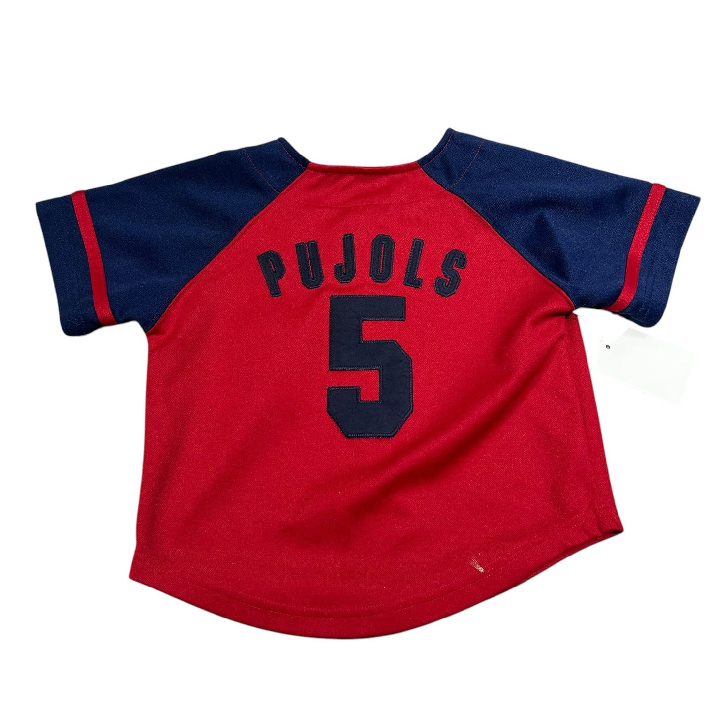 Saint Louis Cardinalds Jersey Albert Pujols Kids Youth 4T Red MLB #5