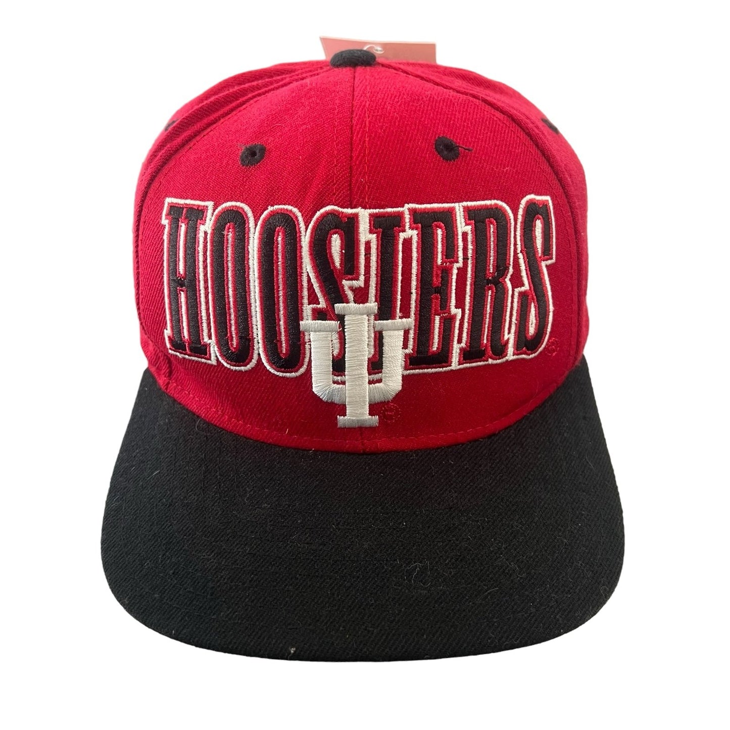 Indiana University Hoosiers Snapback Hat Adidas Red Adjustable NCAA