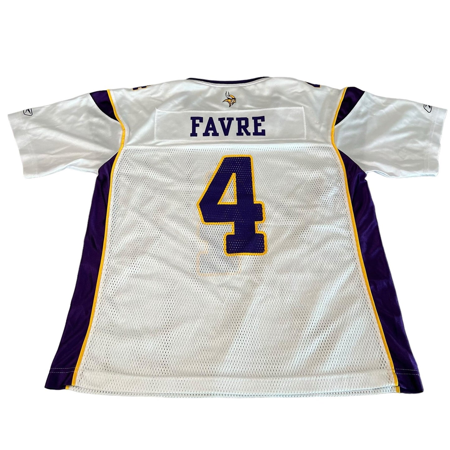 Vintage Brett Farve Jersey Kids Youth XL NFL Minnesota Vikings #4 Reebok