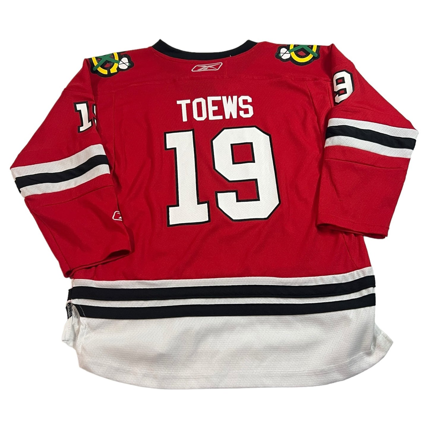 Jonathon Toews Jersey Kids Youth Large XL Chicago Blackhawks Red Reebok NHL