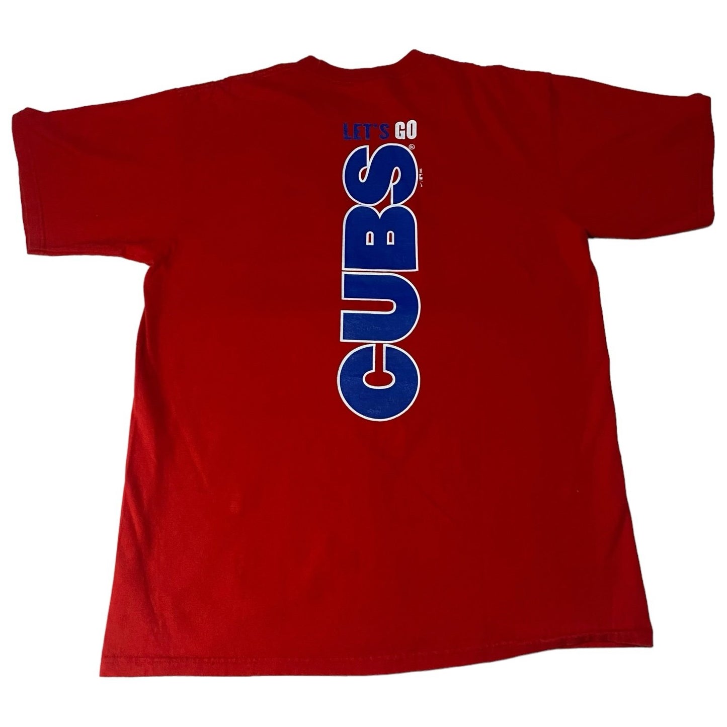 Vintage Chicago Cubs Shirt Nike Mens Medium Center Swoosh Red Short Sleeve