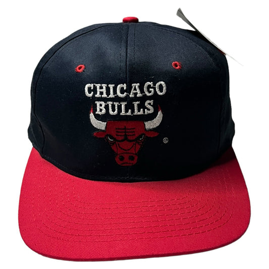 Vintage Chicago Bulls Hat Drew Pearson Snapback NBA Cap Embroidered One Size