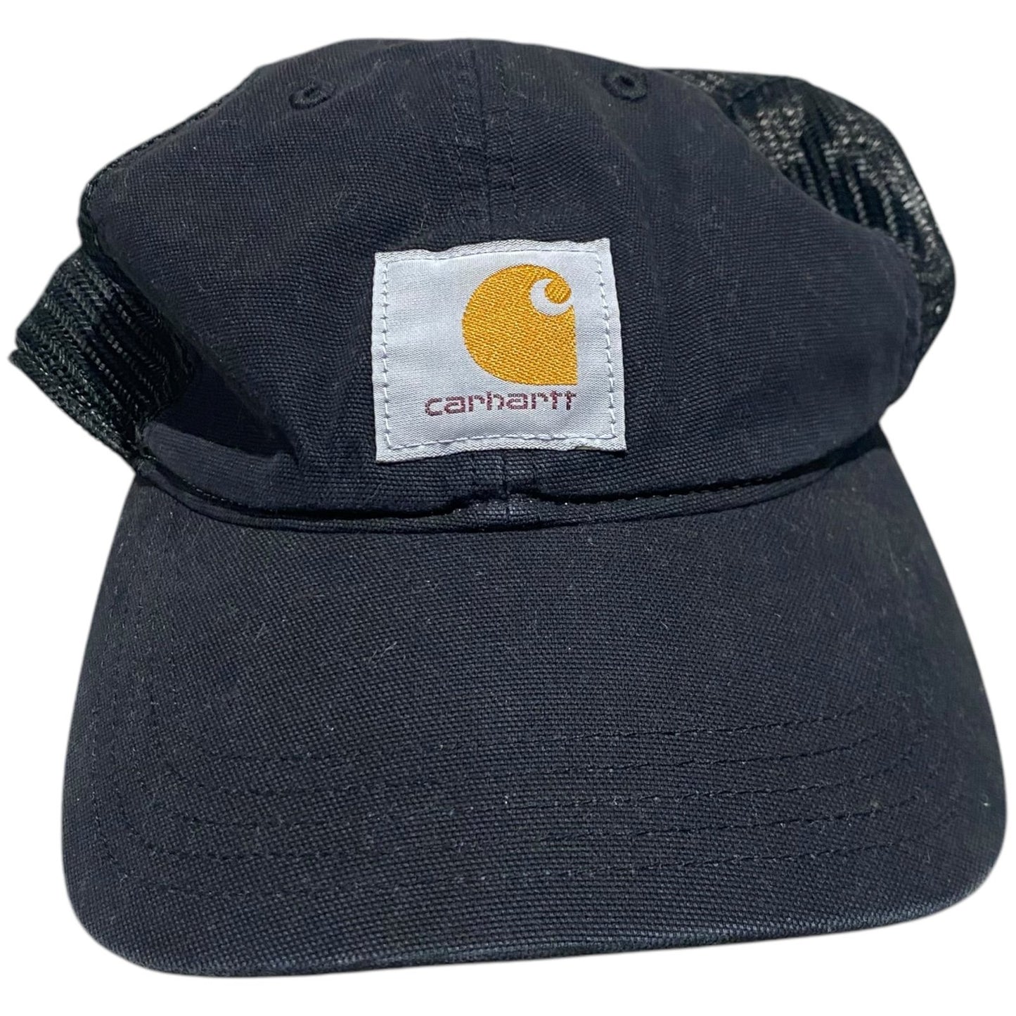 Carhartt Hat Snapback Trucker Black Cap Adjustable Workwear Mesh