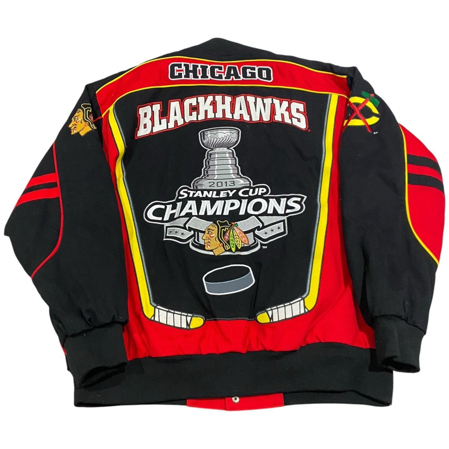 Chicago Blackhawks Jacket Mens XL G-III Stanley Cup 2013 Trophy NHL Coat