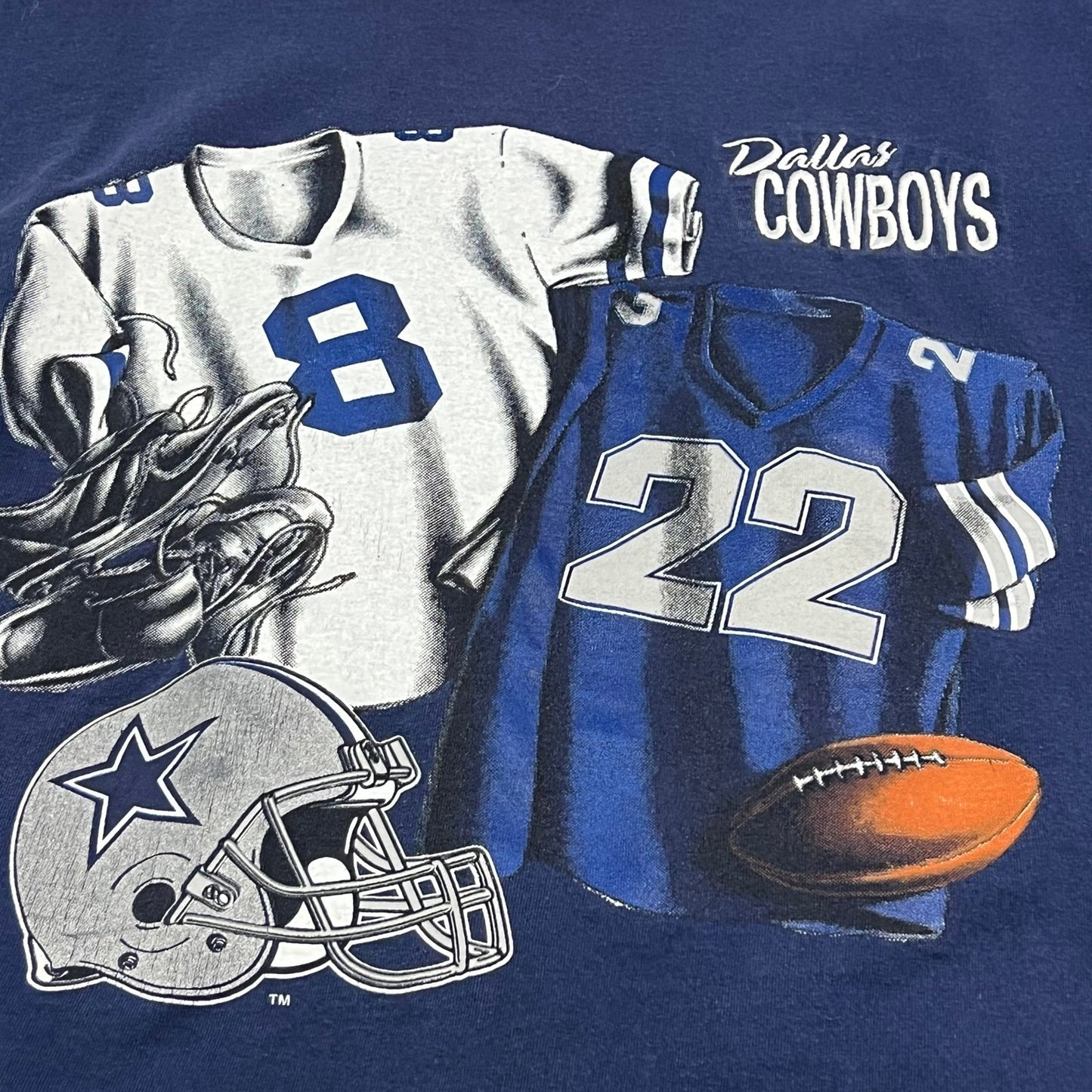 Vintage 1993 Dallas Cowboys Shirt Mens Large NUTMEG Short Sleeve NFL