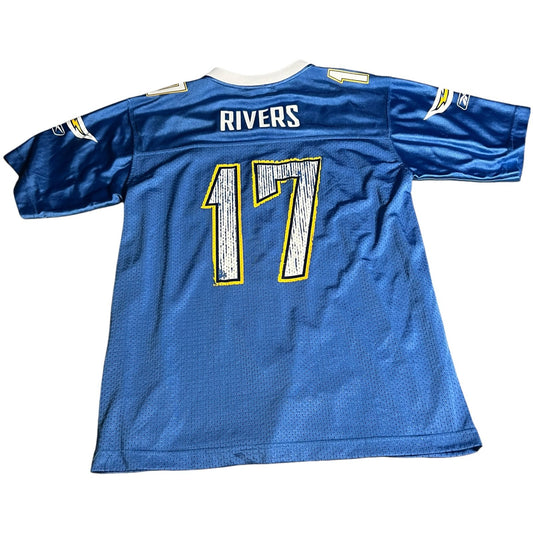 Philip Rivers San Diego Chargers Jersey Kids Youth Large #17 Reebok NFL