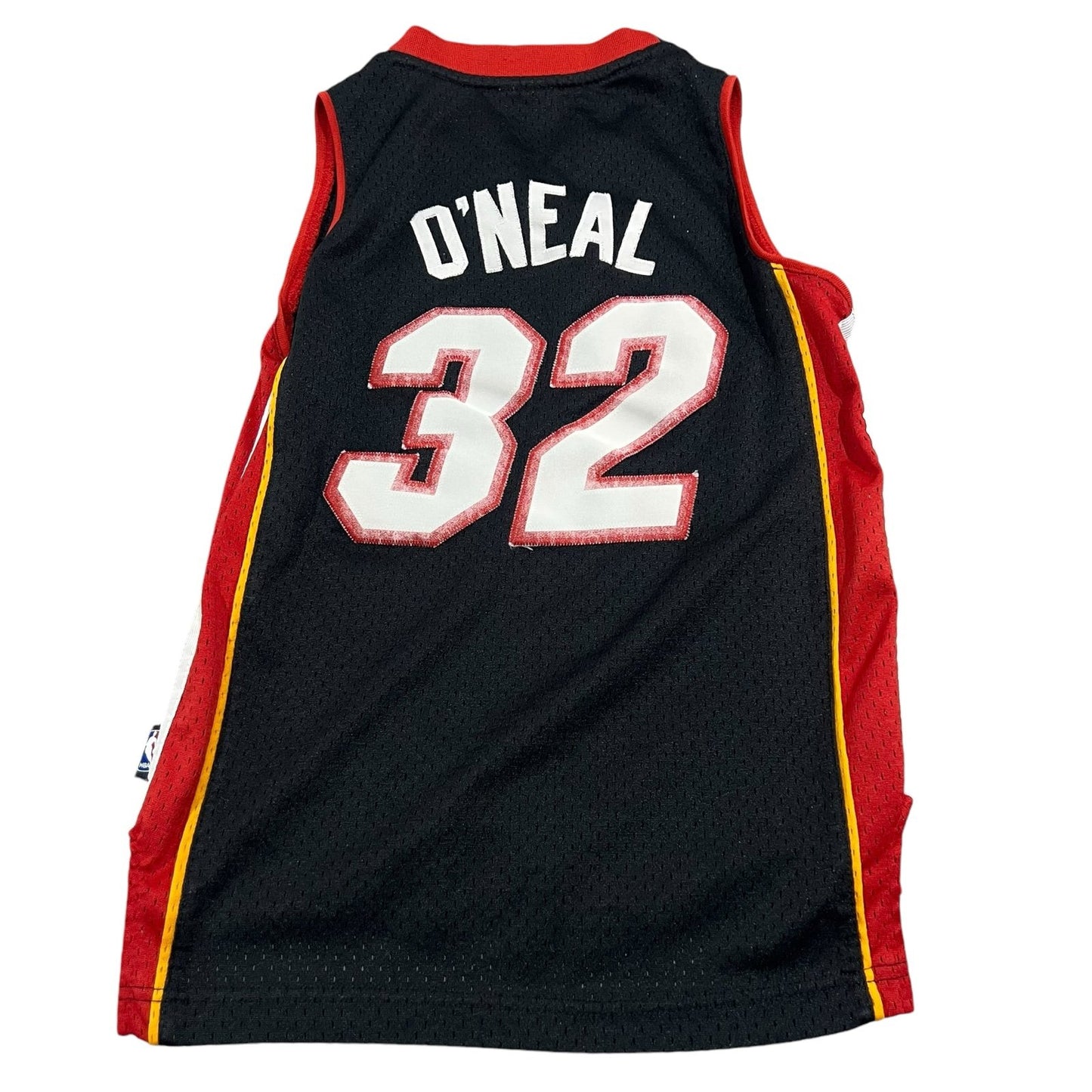 Shaquille O'Neal Jersey Miami Heat Kids Youth Small Stitch Sewn Length +2 Reebok