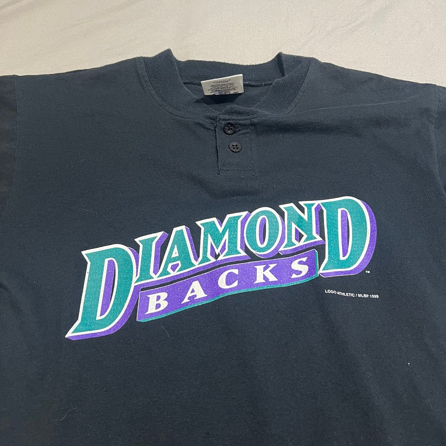 Vintage 1999 Arizona Diamond Backs Jersey Kids Youth Medium Blank No Name #6