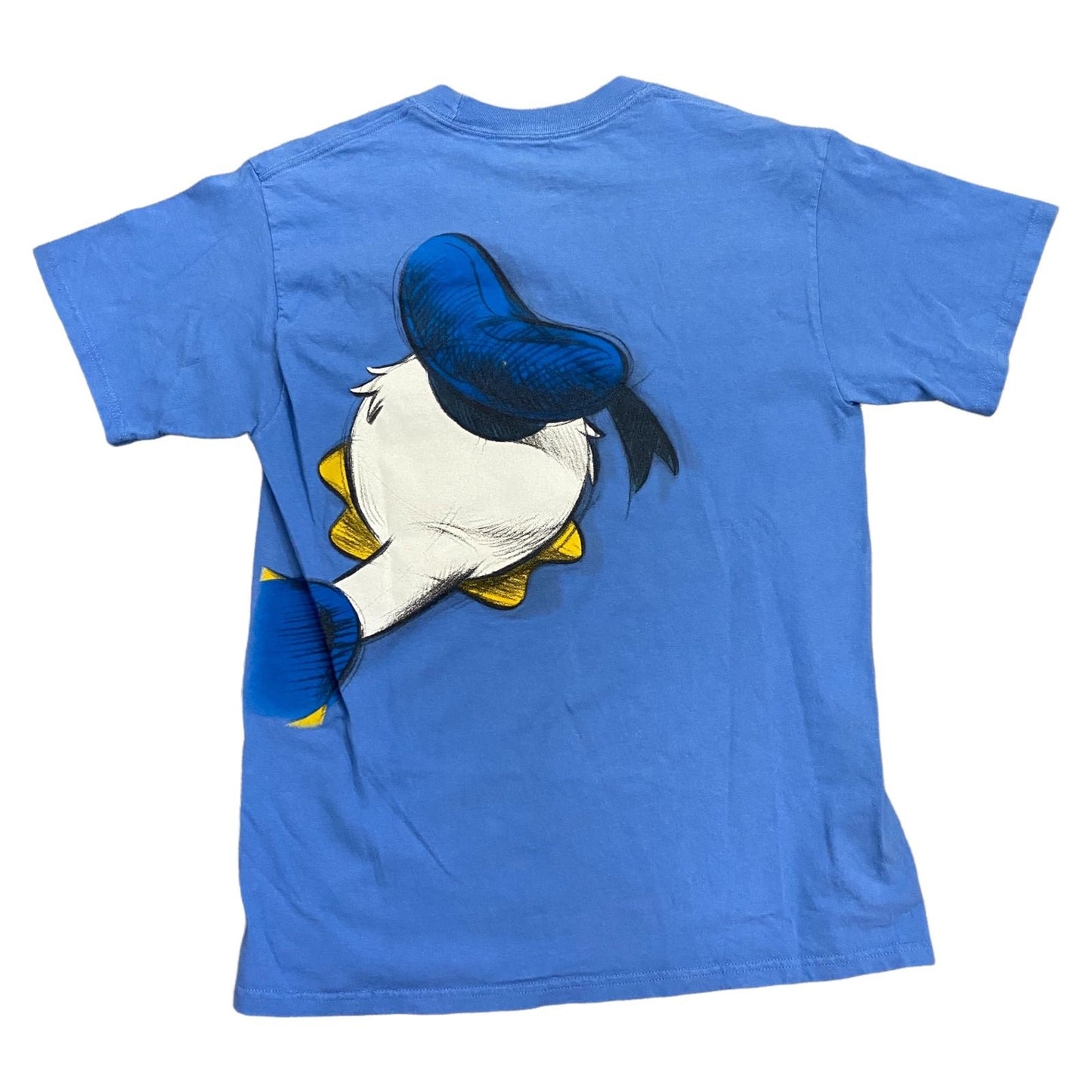 Disney Daffy Duck Double-Sided Graphic Shirt Men's Medium Blue