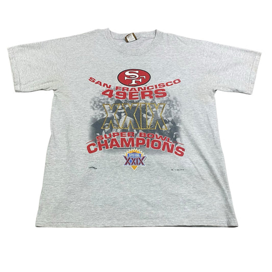 Vintage 1995 San Francisco 49ers Shirt Mens Large NUTMEG NFL Super Bowl Champion