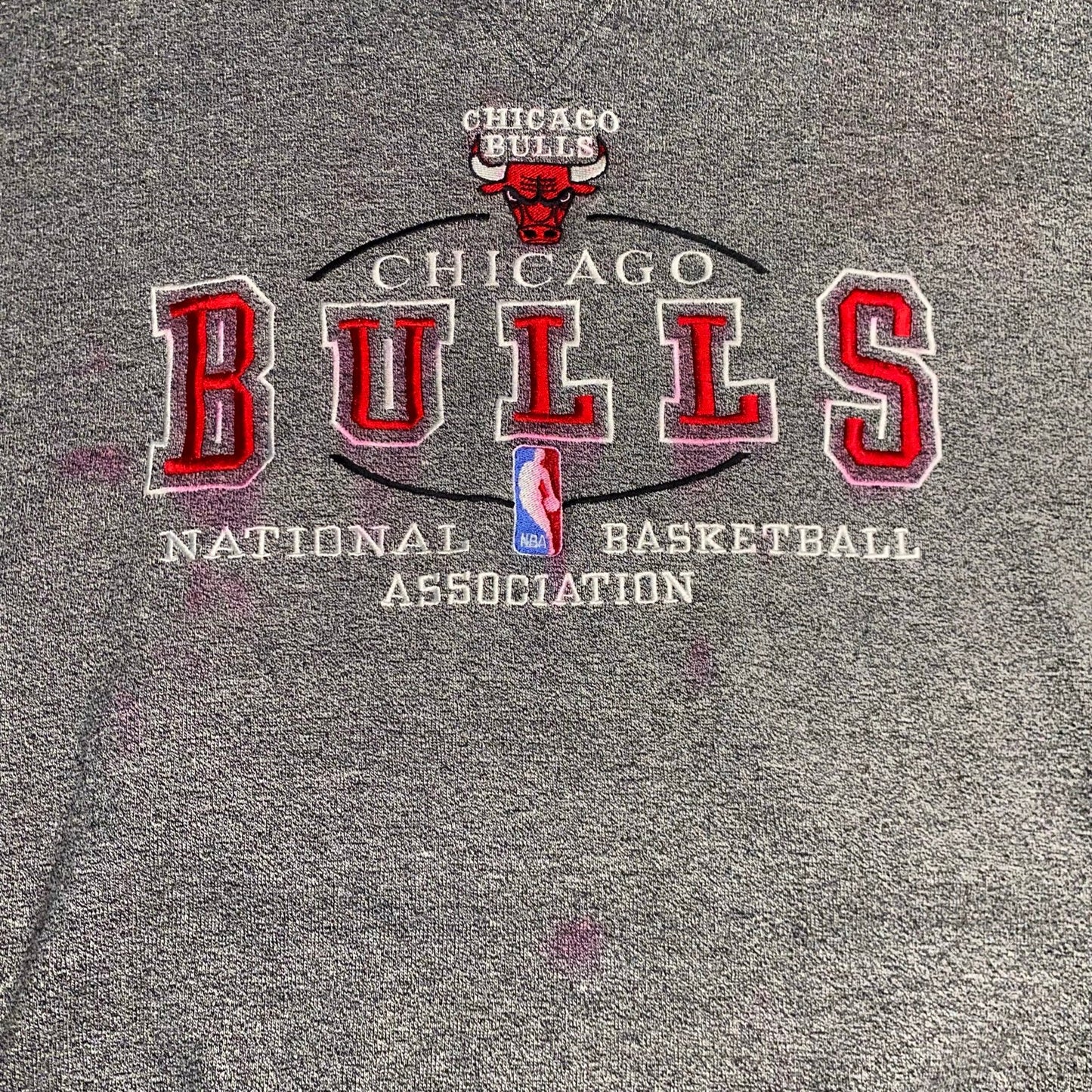 Vintage Chicago Bulls Crewneck Sweater Mens XL Logo Athletic NBA Embroidered 90s